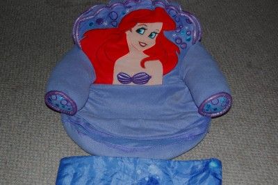 LITTLE MERMAID ARIEL CHAIR WITH SLEEPING BAG DISNEY LITTLE MERMAID 