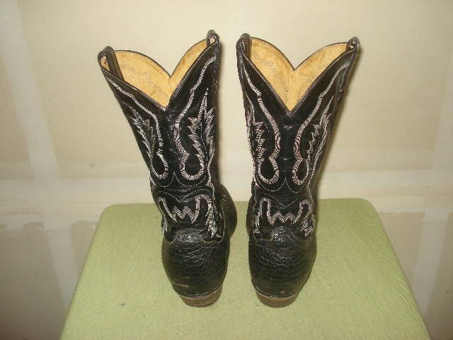 TONY LAMA 6644 B08 MEN VINTAGE ELEPHANT SKIN COWBOY WESTERN BOOT SIZE 