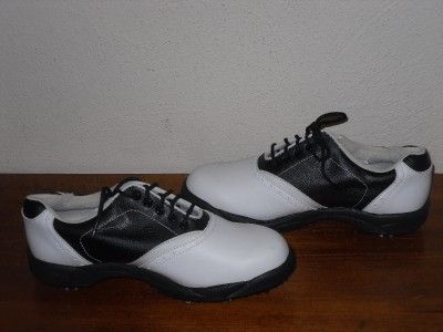 NEW FOOTJOY GreenJoys WOMENS GOLF SHOES SZ 7 M 48696 SOFTSPIKES SADDLE 