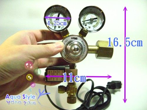 CO2 Pressure Regulator Magnetic Valve For aqua plants  