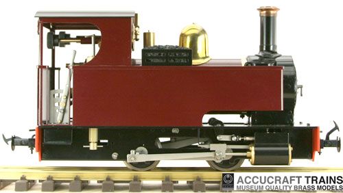 ACCUCRAFT 119 CARADOC 0 4 0T MAROON LIVE STEAM BRASS  