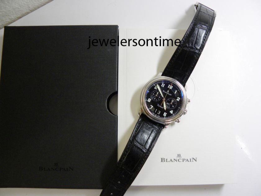 Blancpain Leman Flyback Chronograph Large Date. 40mm case. 2885F 1130 