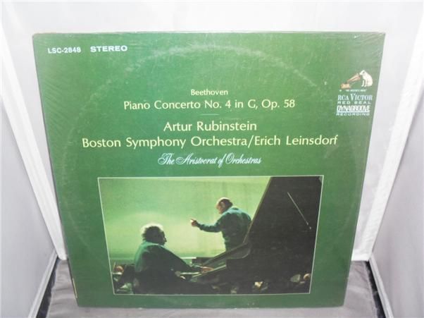 BEETHOVEN ARTUR RUBINSTEIN BOSTON SYMPHONYNEW SEALED LP  