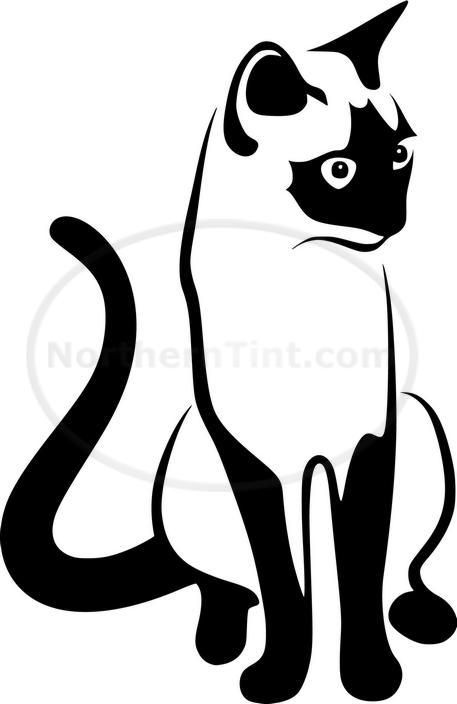 Tribal Cat Car Decal Window Sticker Wall Art #196  