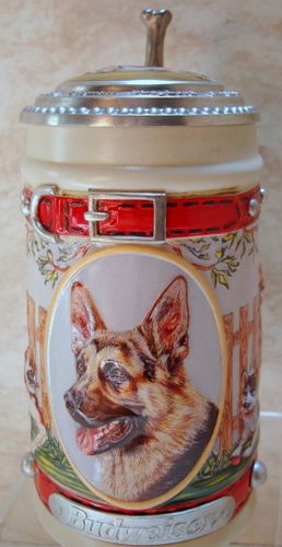 ANHEUSER BUSCH Beagle Stein Mans Best Friend Dog CS561  