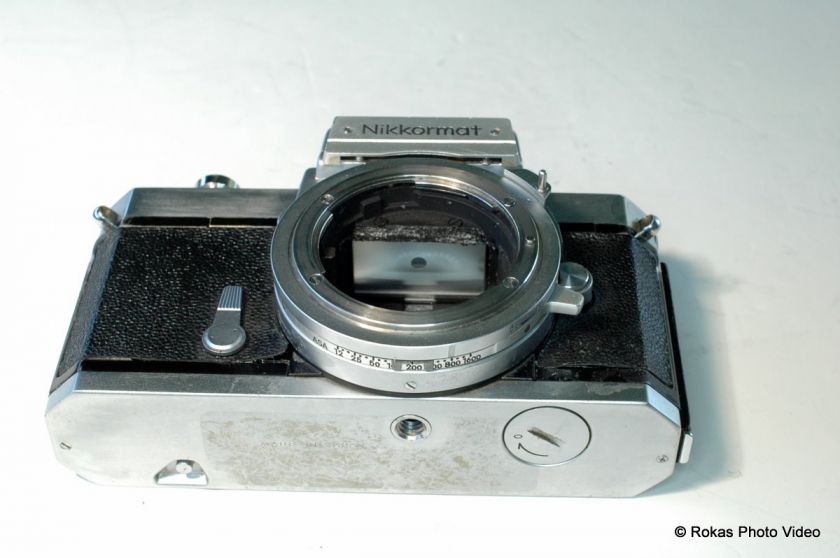 Nikon FTn Nikkormat camera body only chrome Rated C  