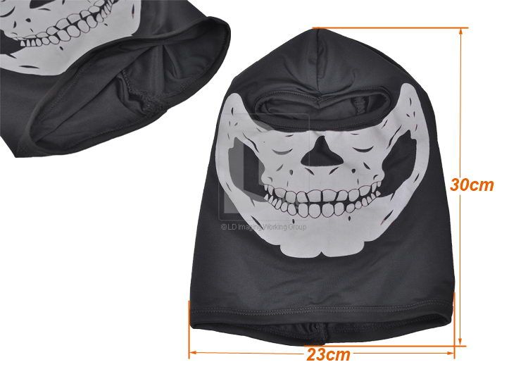 Skull Facemask Balaclava Face Luminous Balaclava Mask Gator paintball