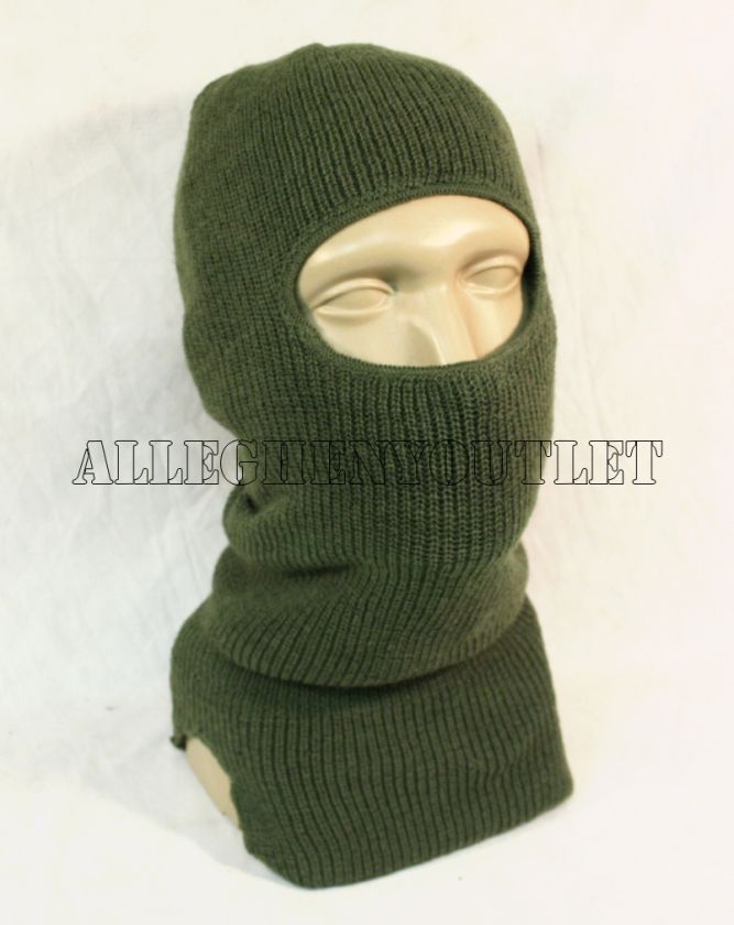 US Military Single Hole WOOL Balaclava Ski Mask Camo  