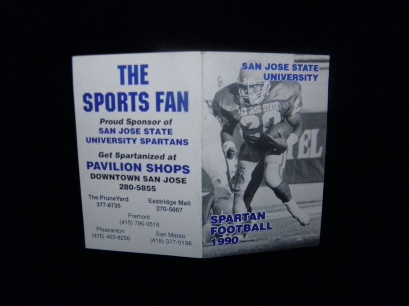 1990 SAN JOSE STATE SPARTANS SEASON SCHEDULE  