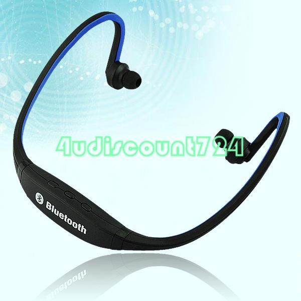 SPORTS WIRELESS BLUETOOTH HEADSET HEADPHONE EARPHONE FOR CELL PHONE 