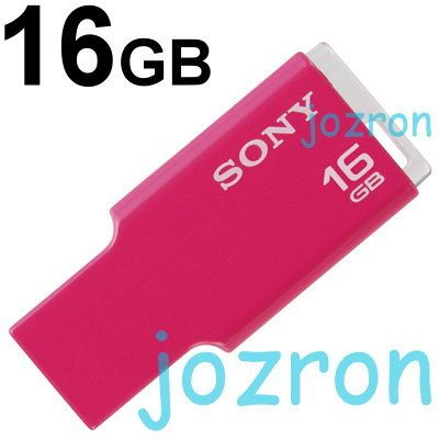 Sony Microvault Tiny 16GB 16G USB Flash Pen Drive Pink  