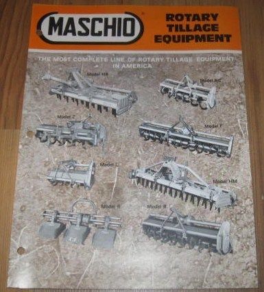 Maschio Rotary Tillage Equipment Sales Brochure  