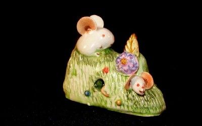 Vintage Basil Matthews Playful MOUSE Figurine  