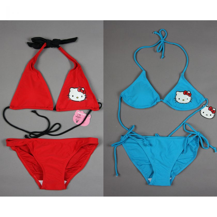 SANRIO HELLO KITTY BIKINI BATHING SUIT SWIMSUIT XS S M L RED 