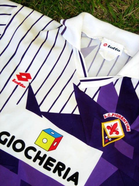 BATISTUTA FIORENTINA 1991 92 ORIGINAL AWAY JERSEY   