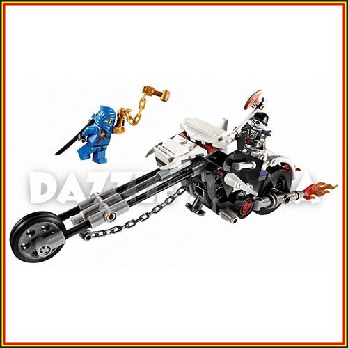 LEGO NINJAGO sets 2259 Skull Motorbike ninja Jay Chopov minifigures 