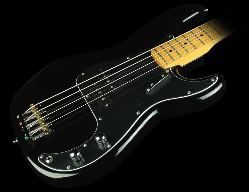 Squier by Fender Matt Freeman Precision Electric Bass Guitar Black 