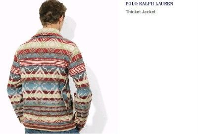 Polo Ralph Lauren INDIAN BEACON Wool Thicket Jacket L  