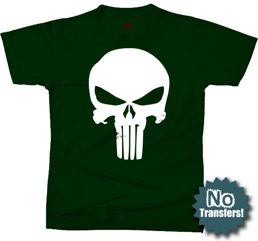 The Punisher Skull Punk Retro Vintage Cool New T shirt  