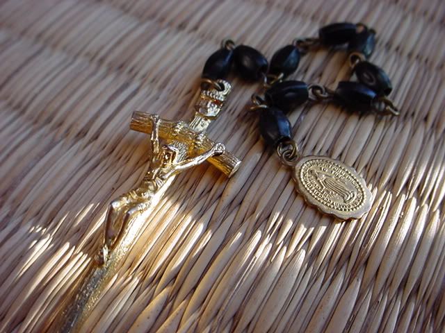   Bakelite Bead Catholic Chaplet Rosary Prayer Beads Italy 2035  