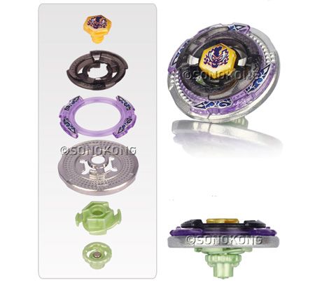 BeyBlade 4D Scythe Kronos BB113 Metal Fusion Fight Masters Launcher 
