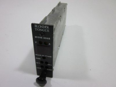 Blonder Tongue Audio/Video Demodulator MIDM 806B CHANNEL 2  