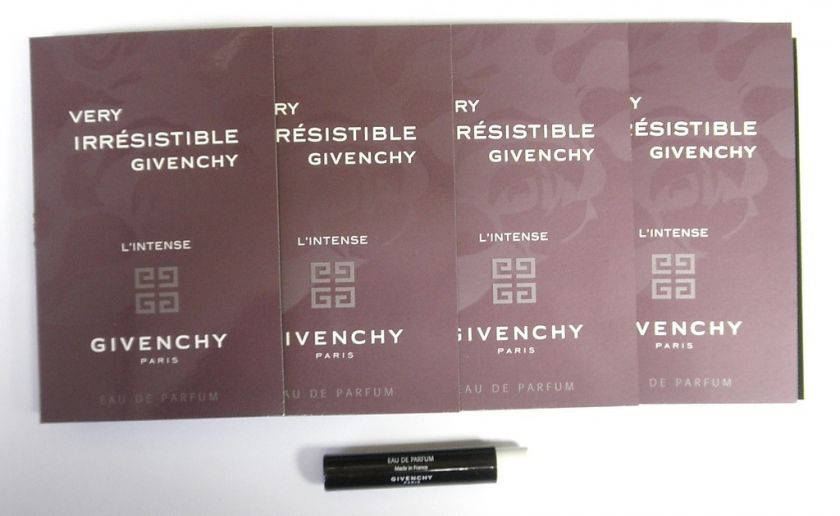 Givenchy Very Irresistible LIntense EDP .03oz Spray Sample x4