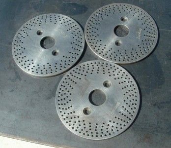 GENUINE BRIDGEPORT 12 ROTARY T SLOT TABLE & DIVIVDING PLATES