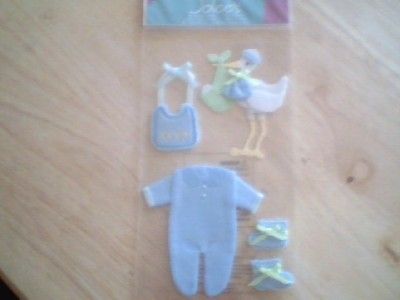 Jolees Boutique  Baby Boy Clothes/Stork  Stickers 015586653212 