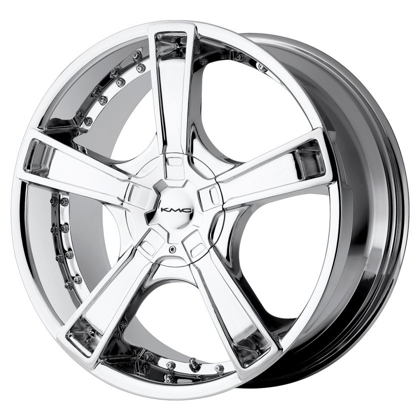 KMC Swindle Chrome 17x7.5 2004 2011 Chevy Malibu 17  