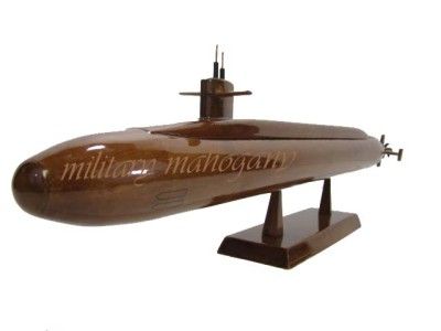 USS OHIO CLASS SSGN 726 NUCLEAR SUBMARINE WOOD MODEL  