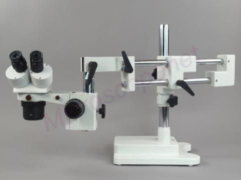 Binocular Stereo Microscope 20X 40X 80X with Boom Stand  