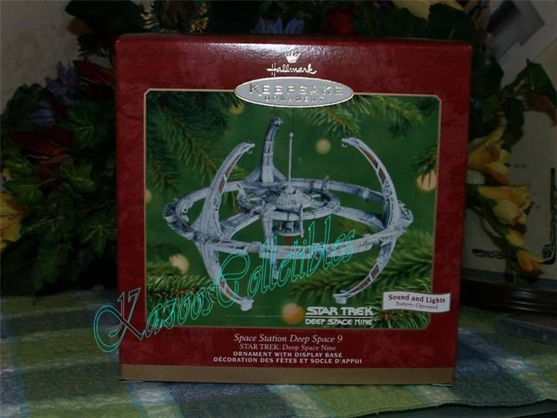 Hallmark Space Station Deep Space 9 Star Trek ornament and Miniature 
