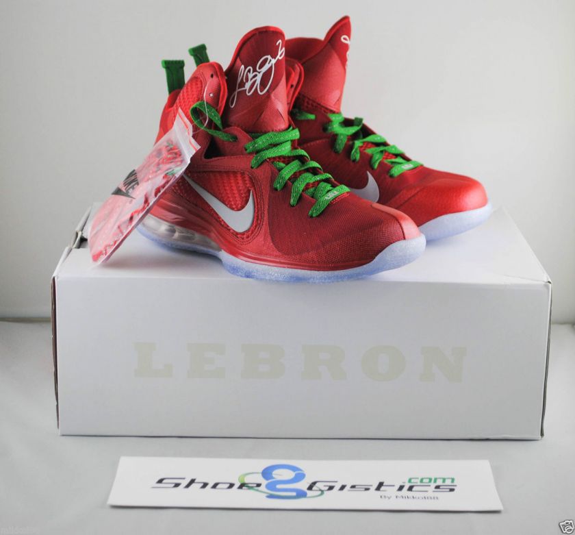 Lebron 9 Christmas XMAS Cannon South Beach Free GUM DS  