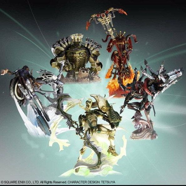 SQEX Final Fantasy 13 Creatures Kai Vol 3 Figure Set x6  