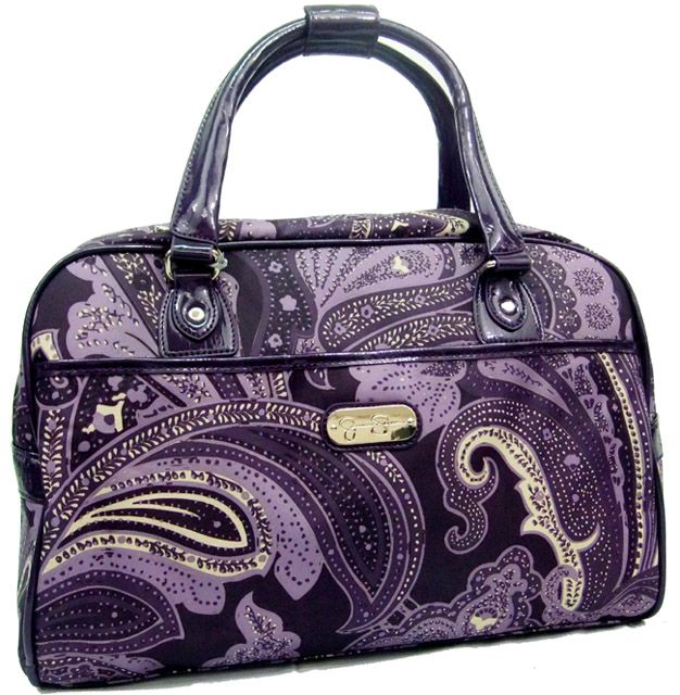 Jessica Simpson Handbag Spoonful Of Sugar Paisley Purp  