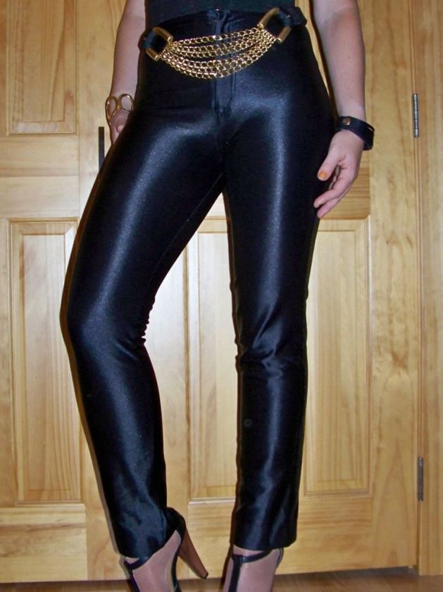 VTG spandex DISCO Fredericks of Hollywood PANTS rocker  