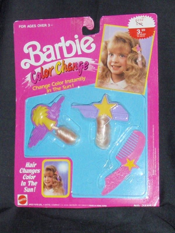 Vintage BARBIE Color Change Hair RARE   1989 by Mattel  
