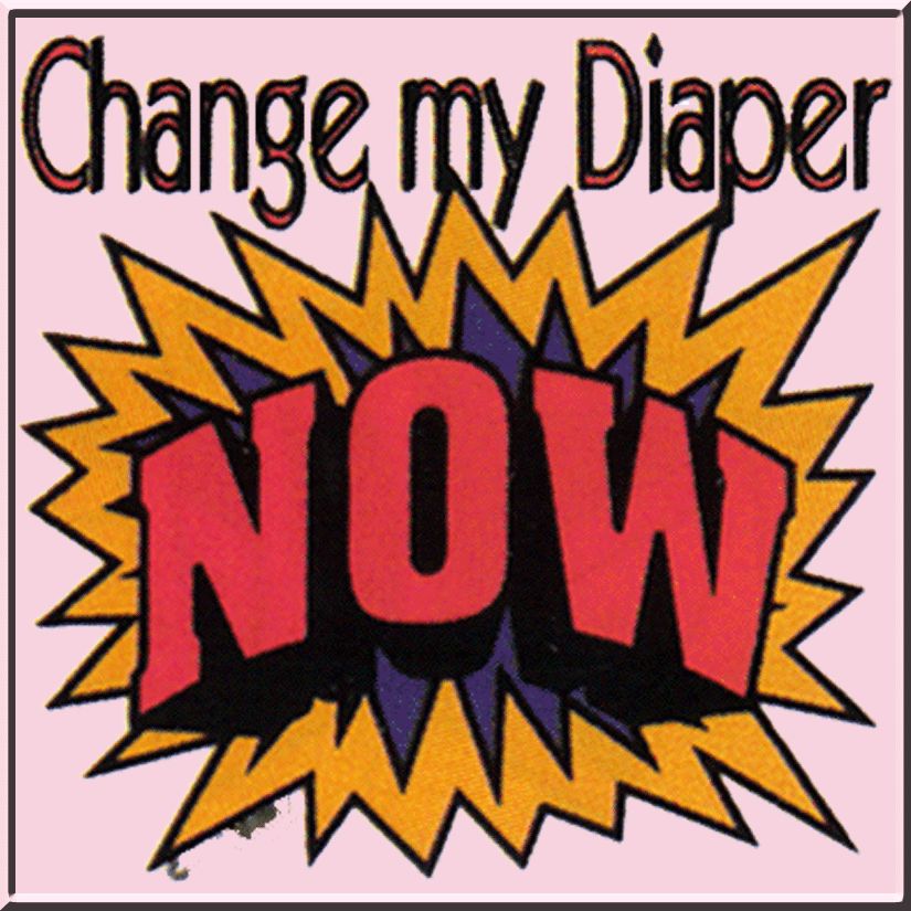 Change My Diaper Now Funny Creeper Creeper 6,12,18 Month 100% Combed 