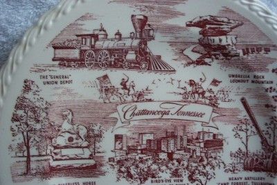 Vernon Kilns Chattanooga Tennessee collector plate NR  