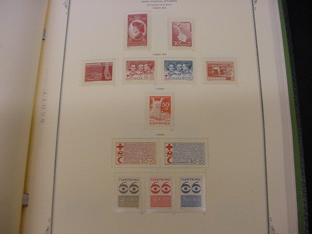 SCANDINAVIA FINLAND DENMARK EARLY MID STAMPS F VF COLLECTION SCOTT 