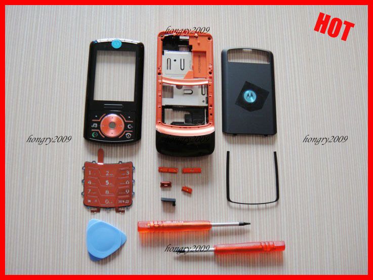 Full Housing Fascia Cover For Motorola ROKR Z6 Orange  