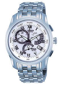 Citizen Eco Drive Alarm Perpetual Cal 8700 BL8007 55A  