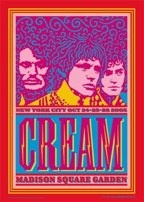 ERIC CLAPTON CREAM MADISON SQ GARDEN REUNION2005 POSTER  