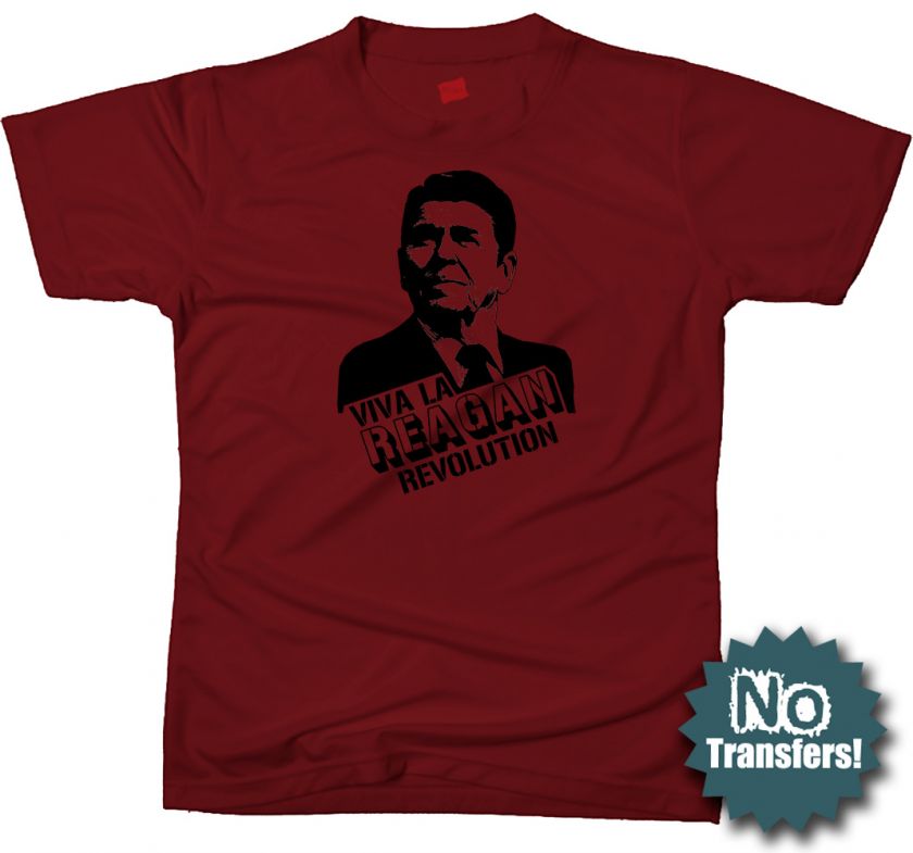 Ronald Reagan Republican Party Conservative GOP T shirt  