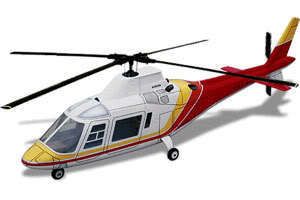 FUNKEY Austa A 109 Scale Fuselage For 600 ( .50 ) NEW  