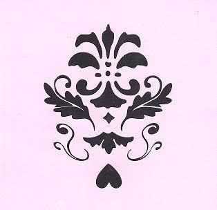 Stencil Damask Fleur de Lis Tile Template 6 Free Ship  