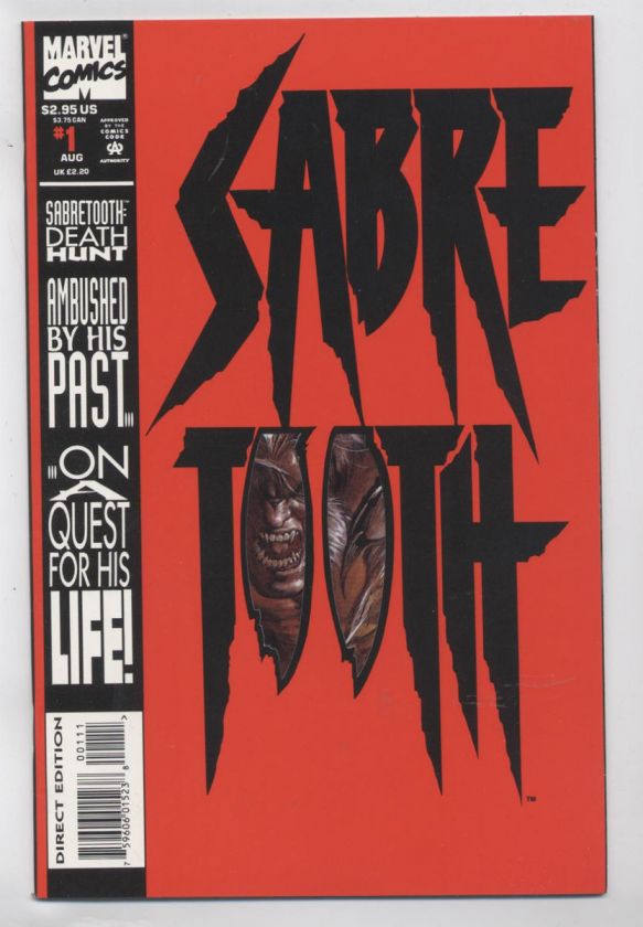 SABRE TOOTH # 1 MARVEL COMICS MINT FIRST PRINT  