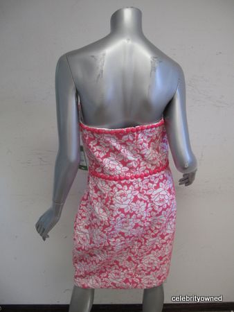 NWT Lily Pulitzer Allegra Holy Roses Pink/White Dress10  