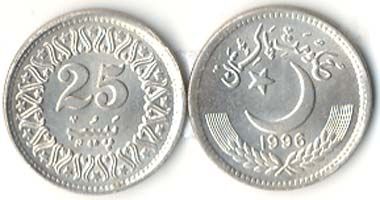 PAKISTAN 11 PIECE UNCIRC. COIN SET, 0.01   5 RUPEES  